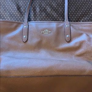 Brown coach purse